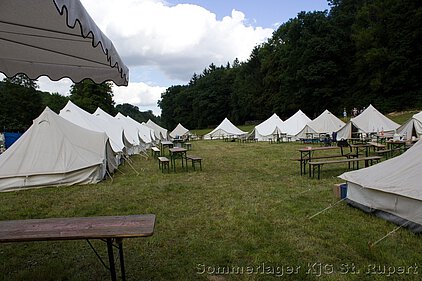 Unser aufgebautes Lager